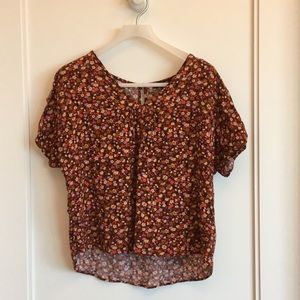 Madewell Rhyme Floral Top Blouse
